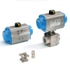 Automation set Pekos ball valve - 3-piece | Pekos